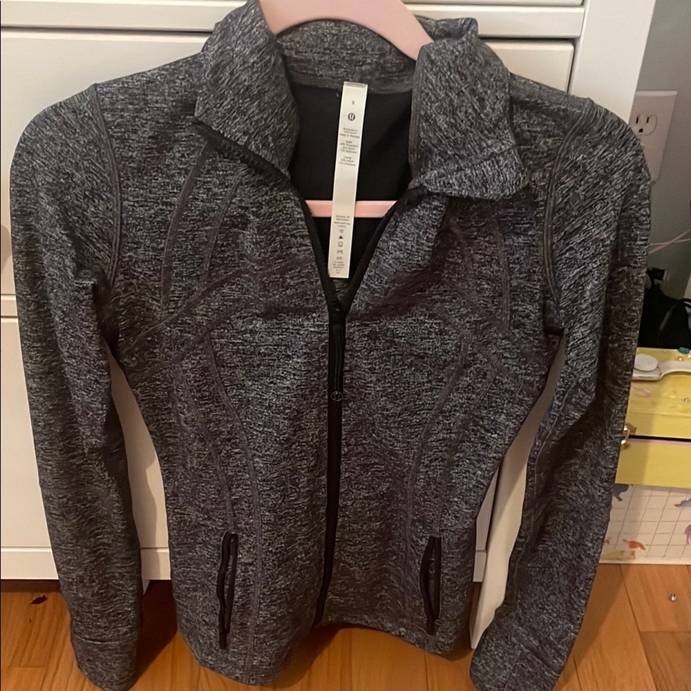 Women's Heathered Gray Lululemon Define Jacket Size: 4